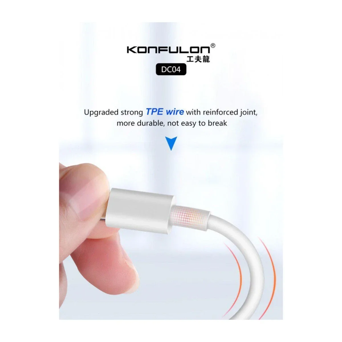 Konfulon DC04 Süper Hızlı Micro USB Kablo 1M 2A - Görsel 3