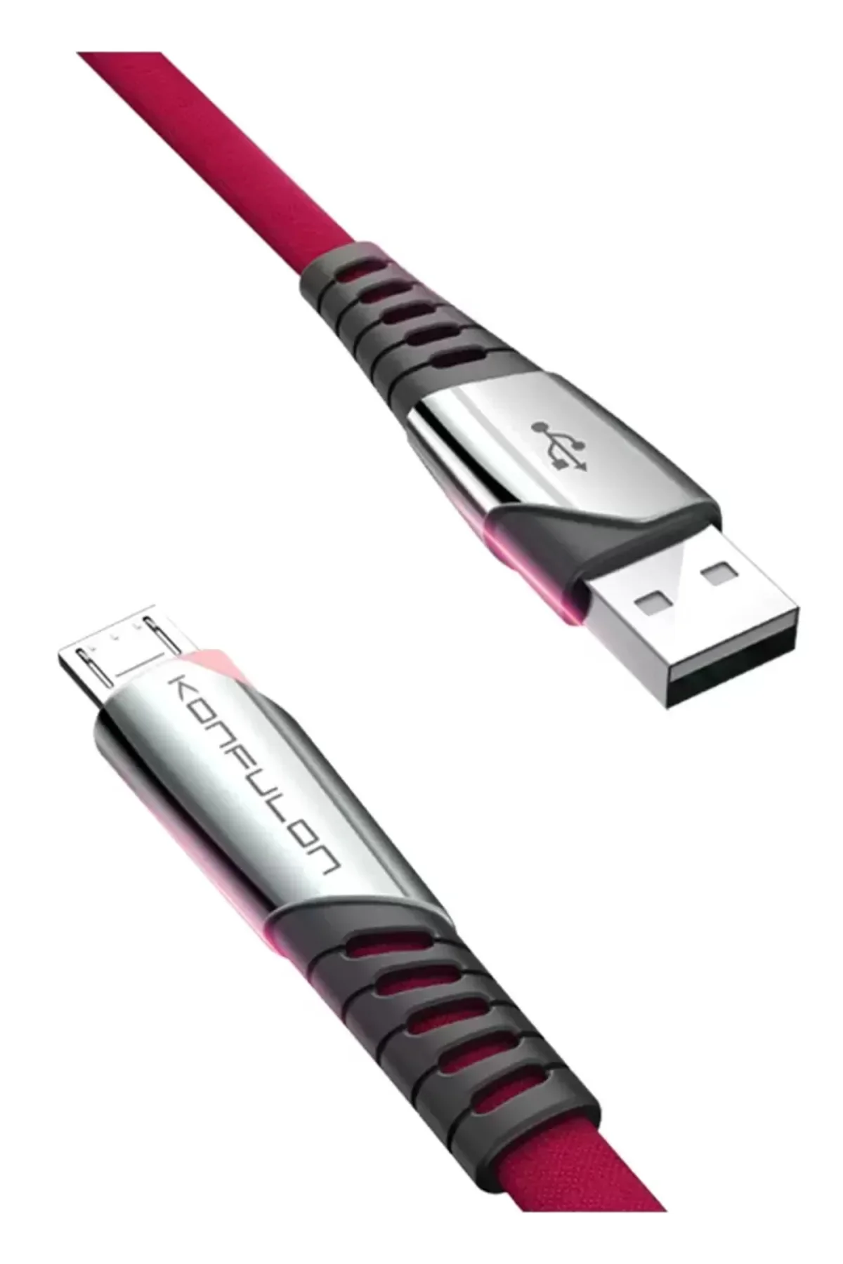 Konfulon Dc16 Micro Usb Kablo 1m 2.4a - Kırmızı