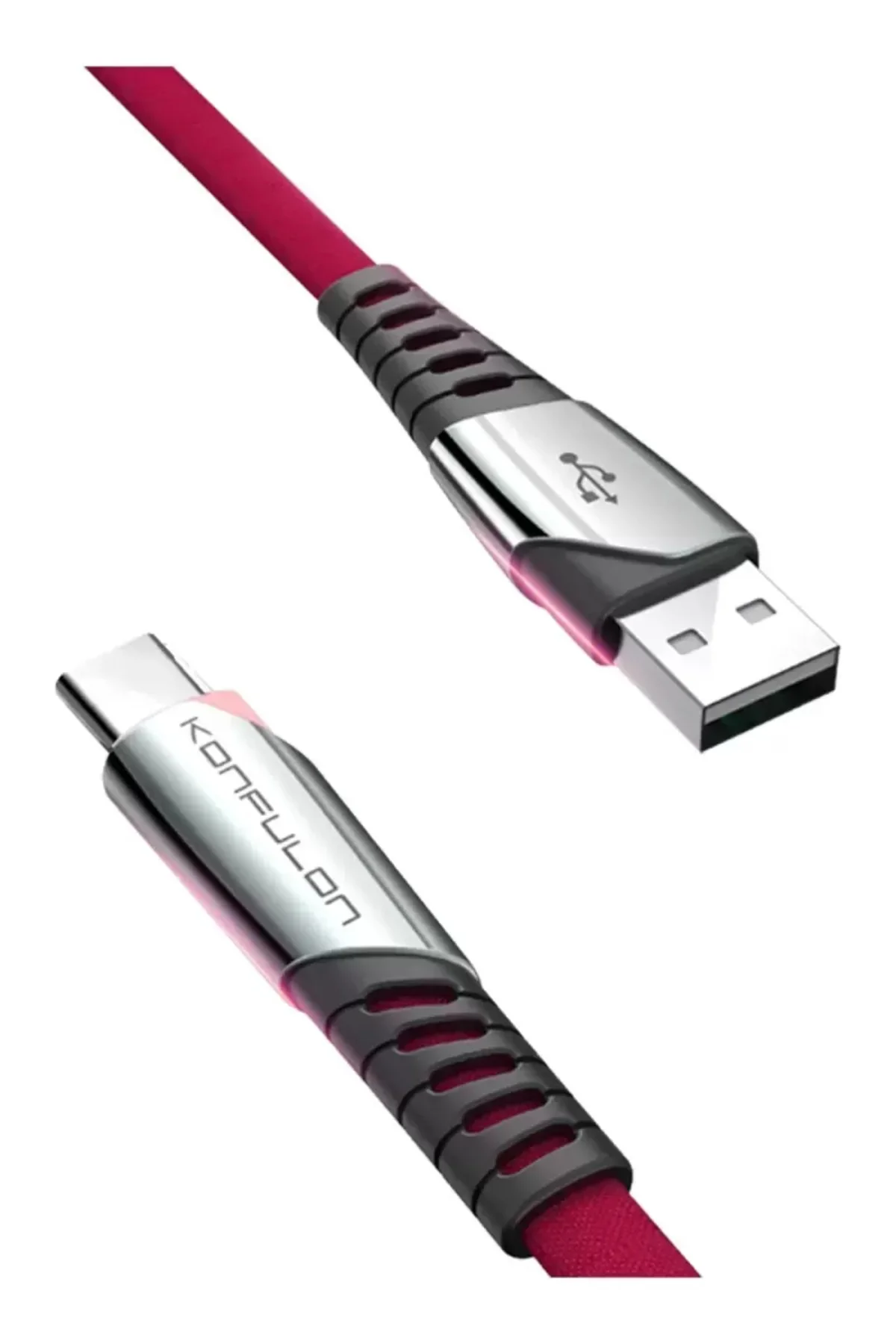 Konfulon Dc18 Type-c Kablo 1m 5a - Kırmızı