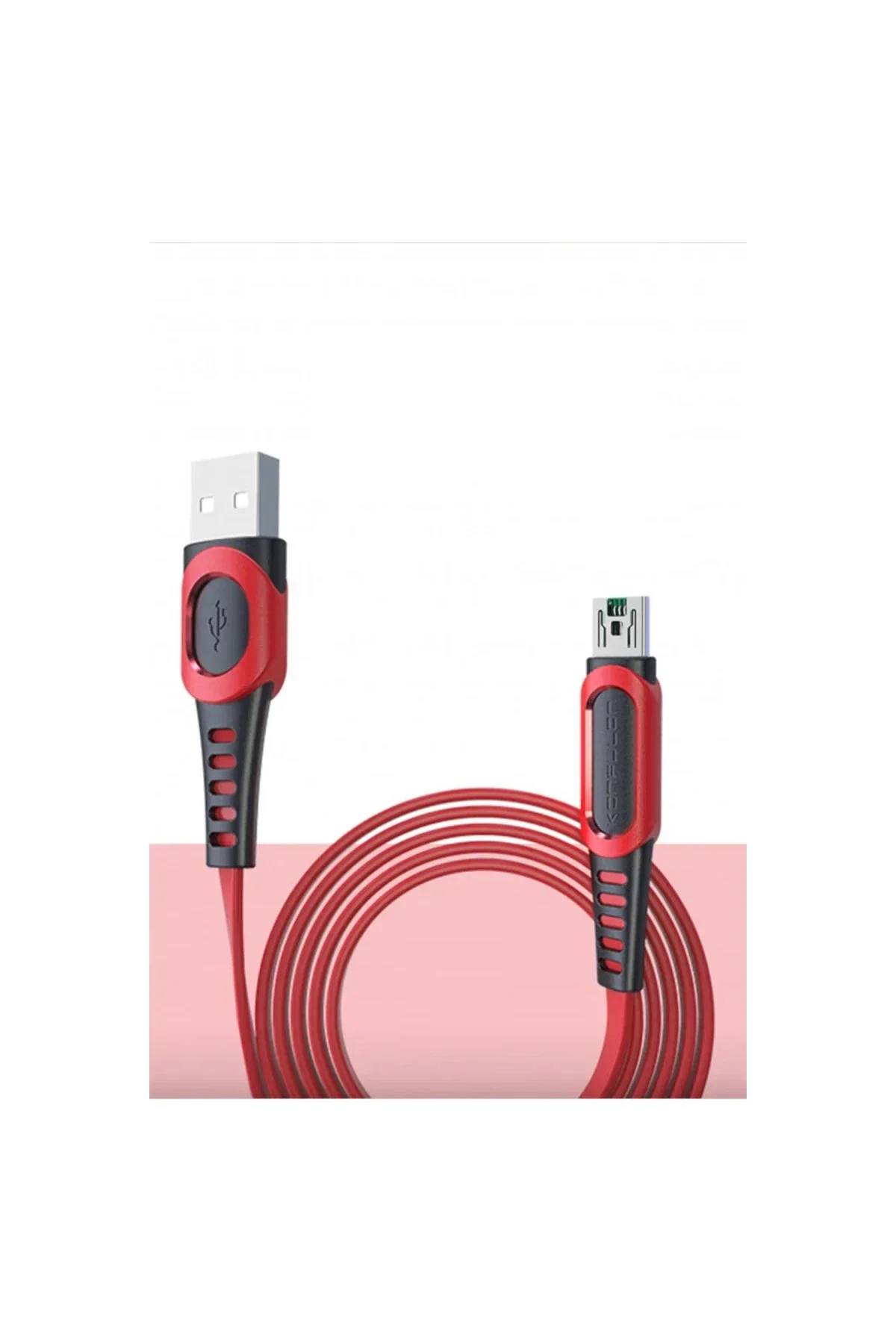 Konfulon DC24 Micro USB Kablo 1.2M 4A - Kırmızı