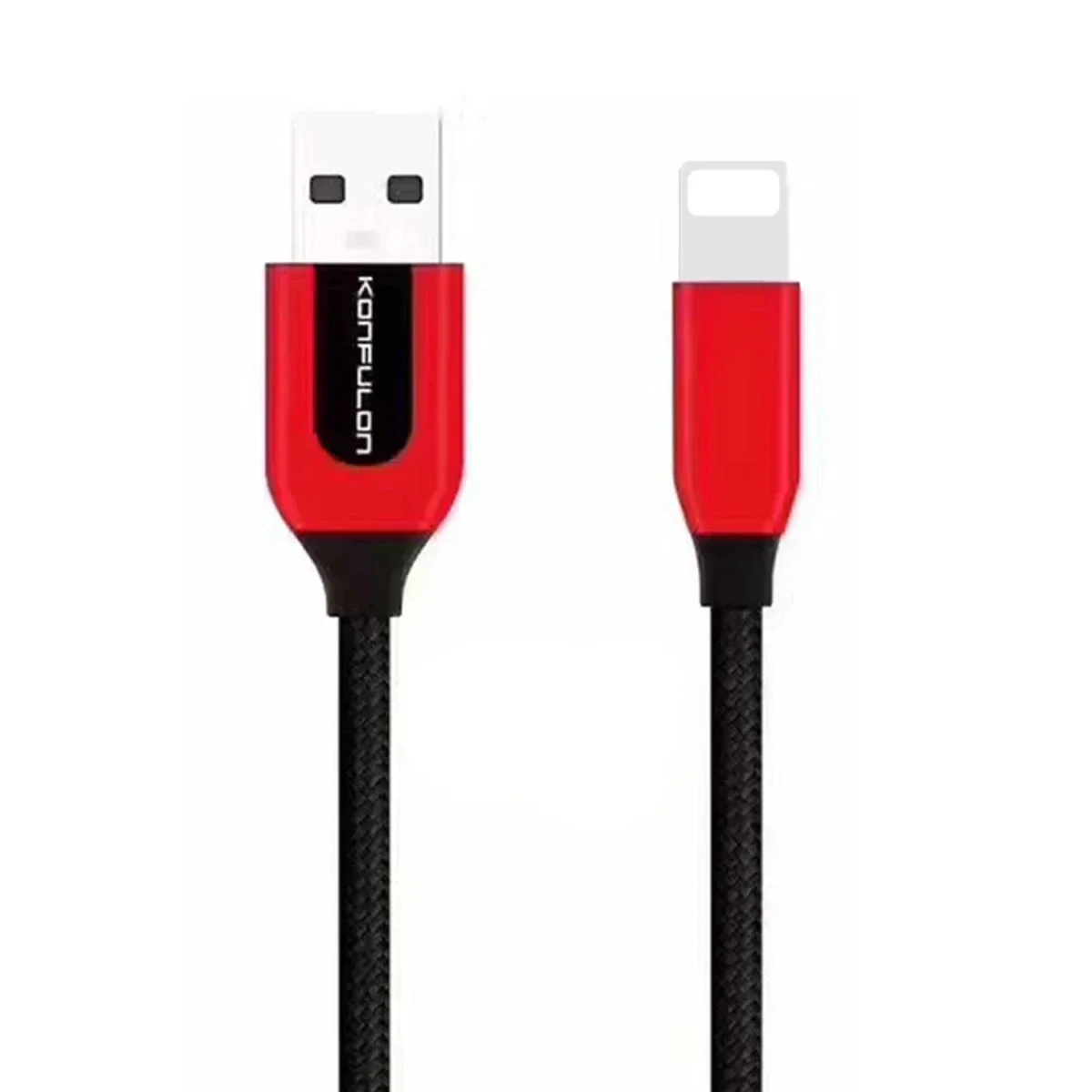 Konfulon S51 Lightning Kablo iphone Uyumlu 1M 3A - Siyah Konfulon S51 Lightning Kablo iphone Uyumlu 1M 3A - Siyah