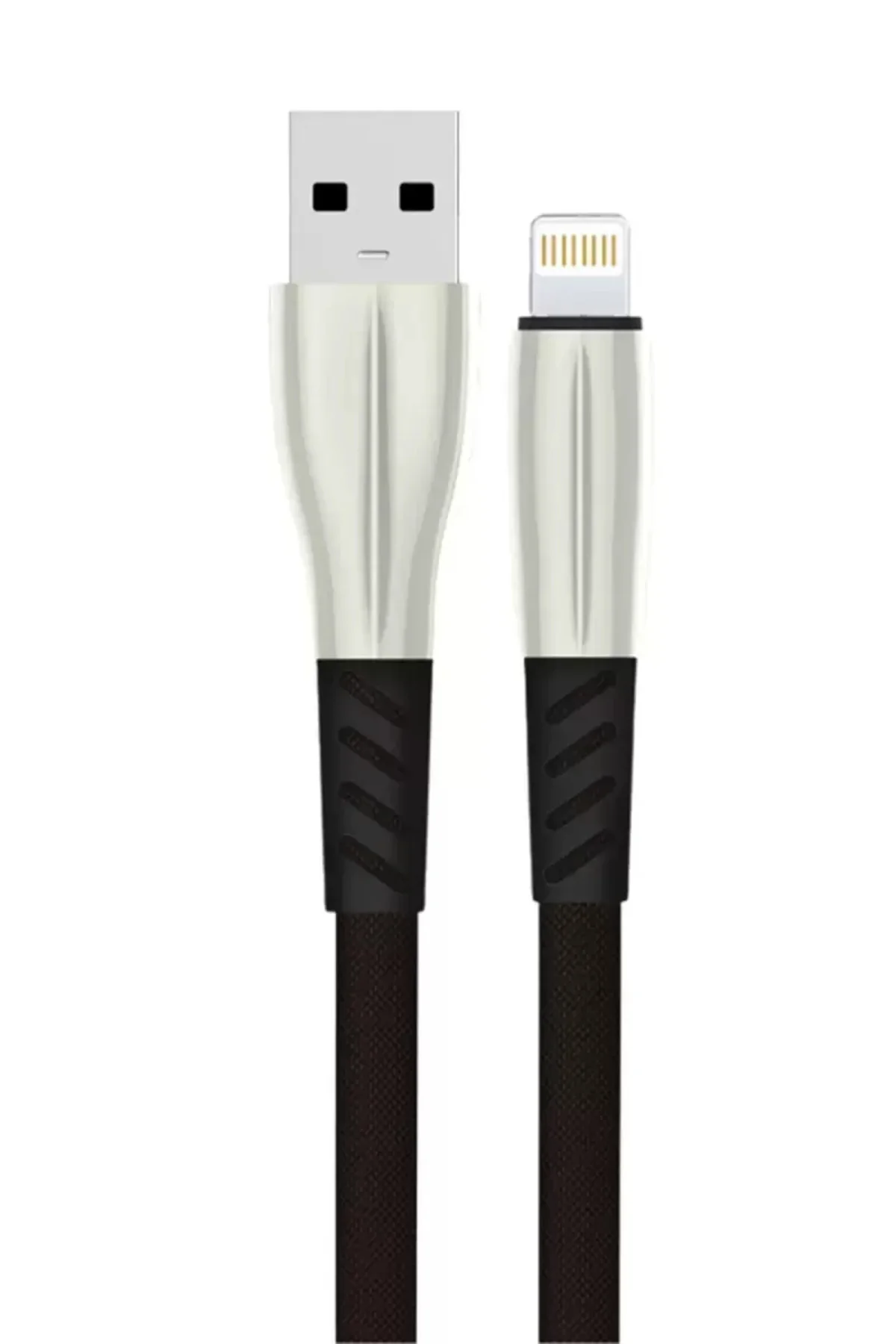 Konfulon S89 Metal Uçlu Lightning Kablo İphone Uyumlu 1m 2.4a - Siyah
