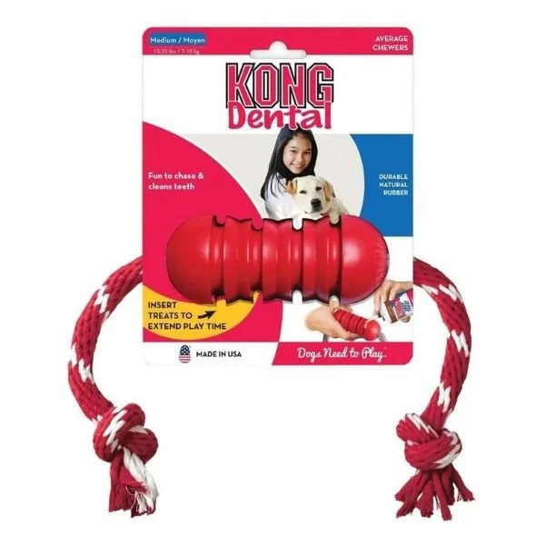Kong Dental Stick Diş Temizliği Sağlayan Köpek Oyuncağı Medium