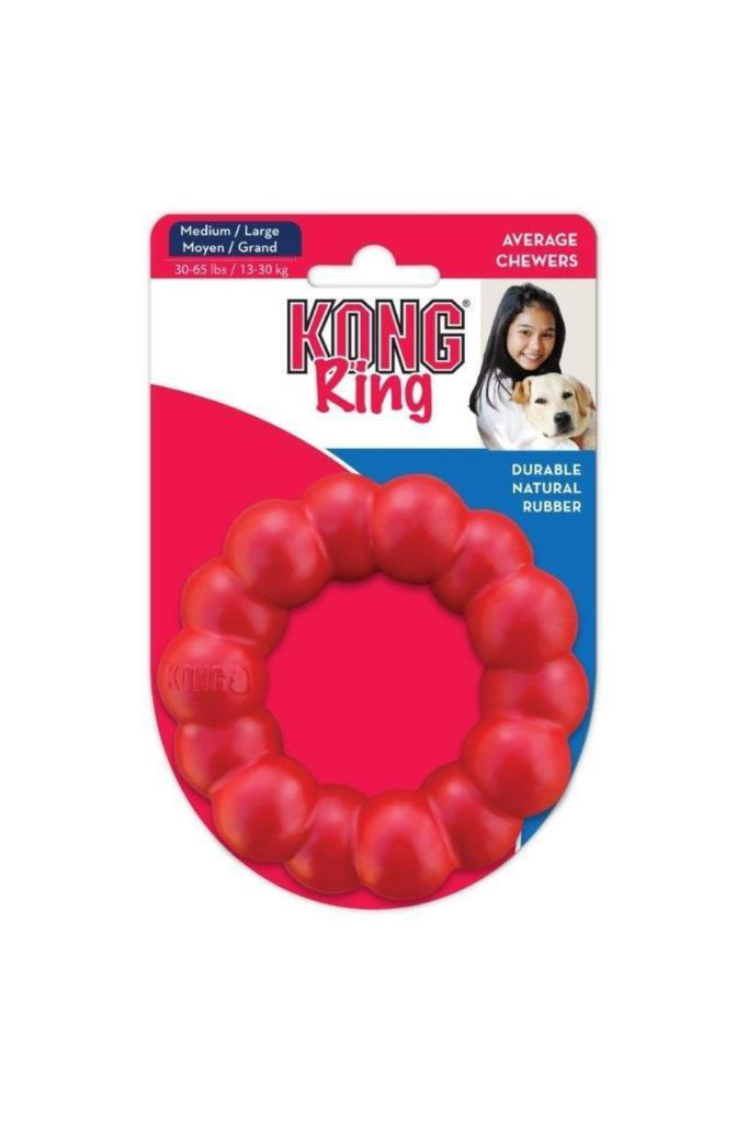 Kong Ring Köpekler için Yüzük Şeklinde Çok Amaçlı Isırma Oyuncağı