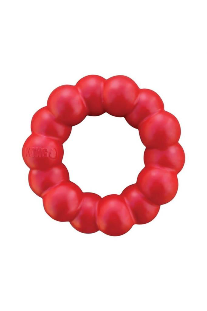 Kong Ring Köpekler için Yüzük Şeklinde Çok Amaçlı Isırma Oyuncağı