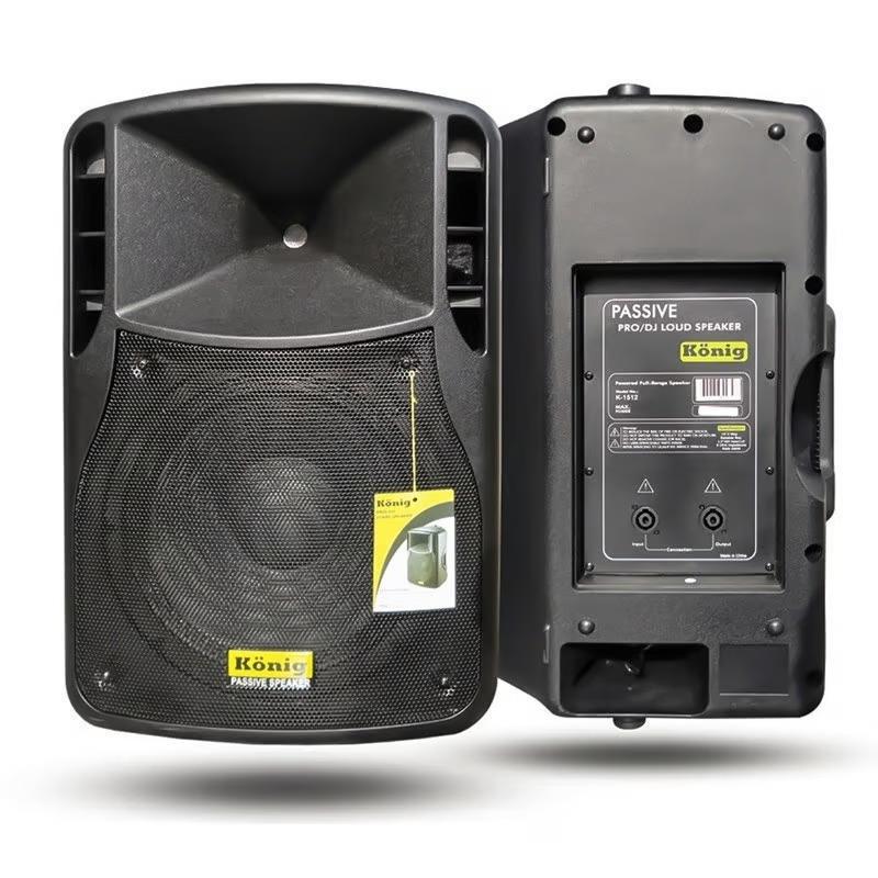 König  K-1512 -12 İnç 600W Peak 8 Ohm Pasif Kabin Hoparlör-Adet