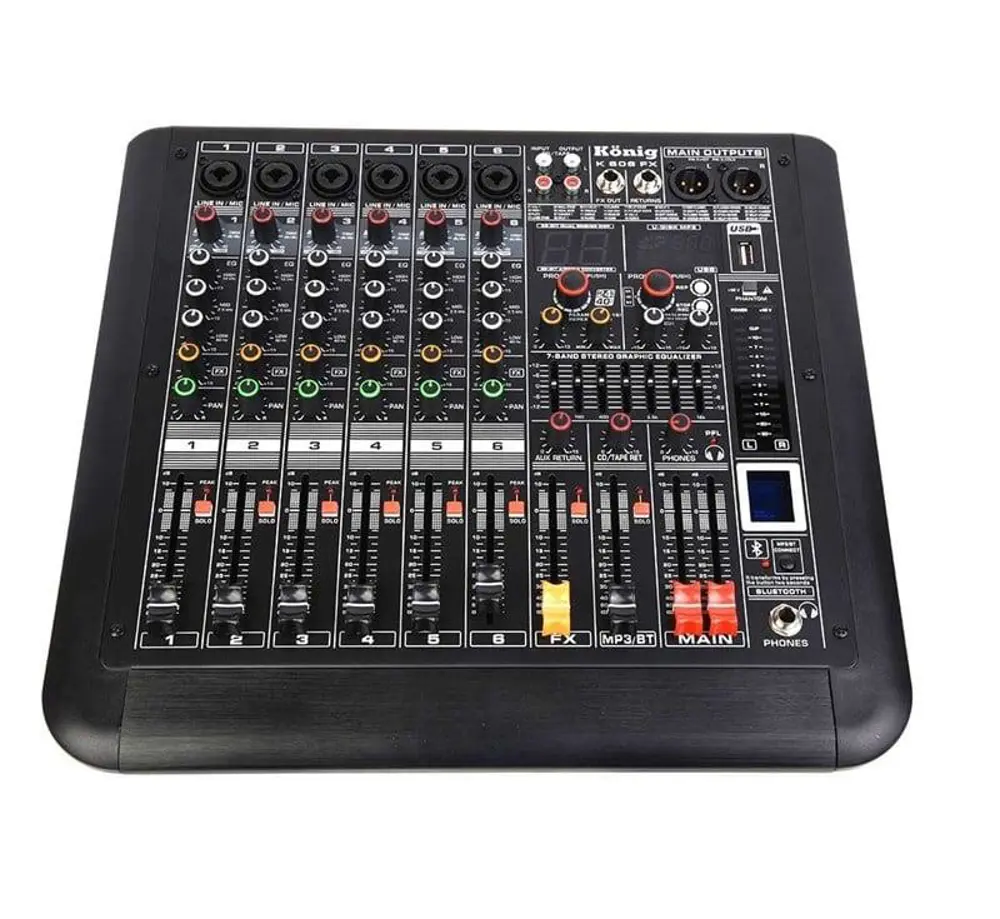 König K-606 FX 6 Kanal Deck Mikser