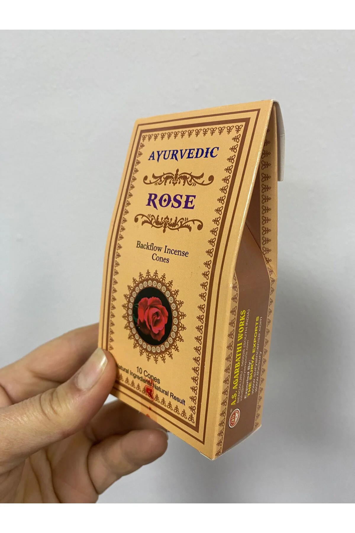 Konik ( Geri Akış ) Tütsü Rose Aromalı Konik Rose - Görsel 2