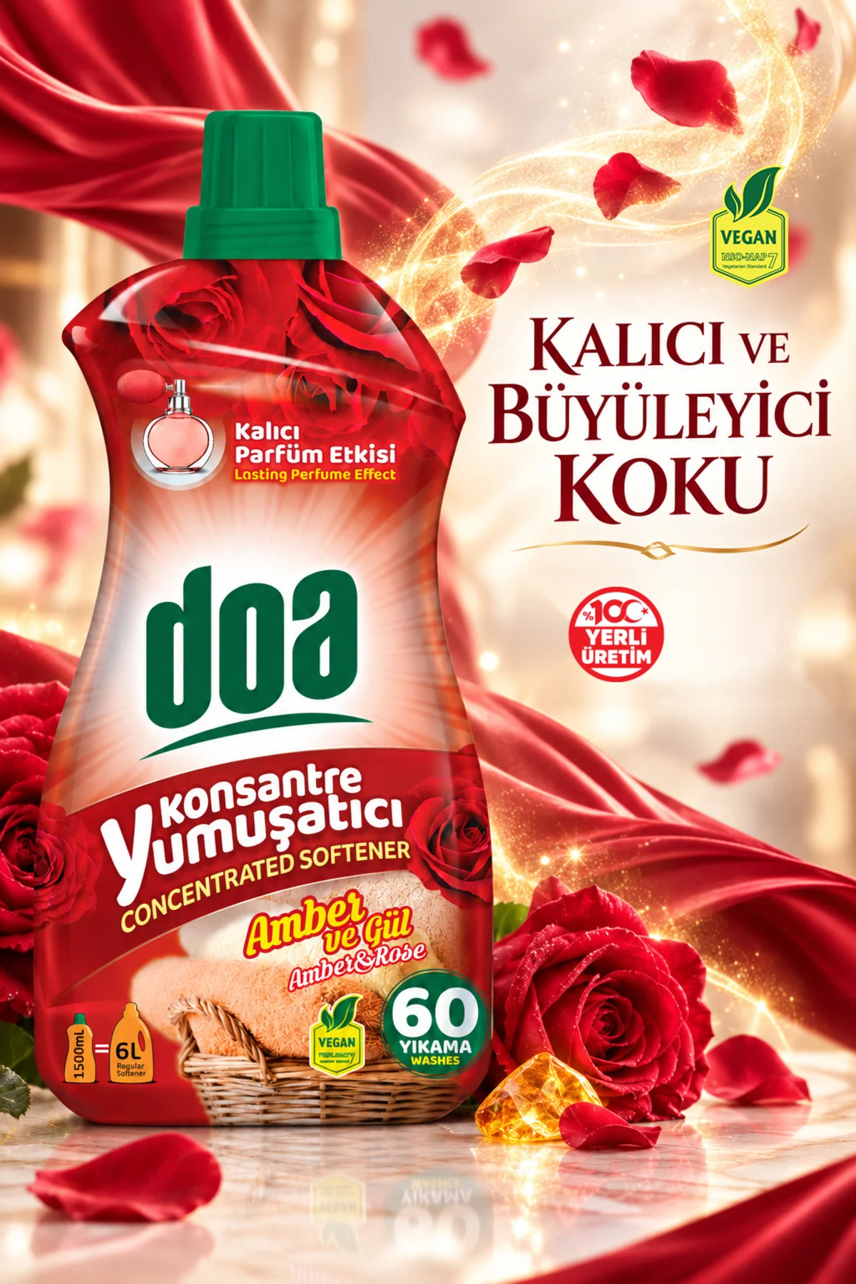 KONSANTRE AMBER VE GÜL / 1500 ML KONSANTRE AMBER VE GÜL / 1500 ML - Görsel 3