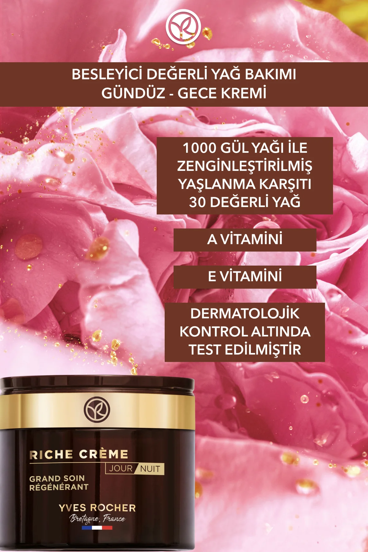 Konsantre Krem - Besleyici Yaşlanma Karşıtı Değerli Yağ Bakımı / 