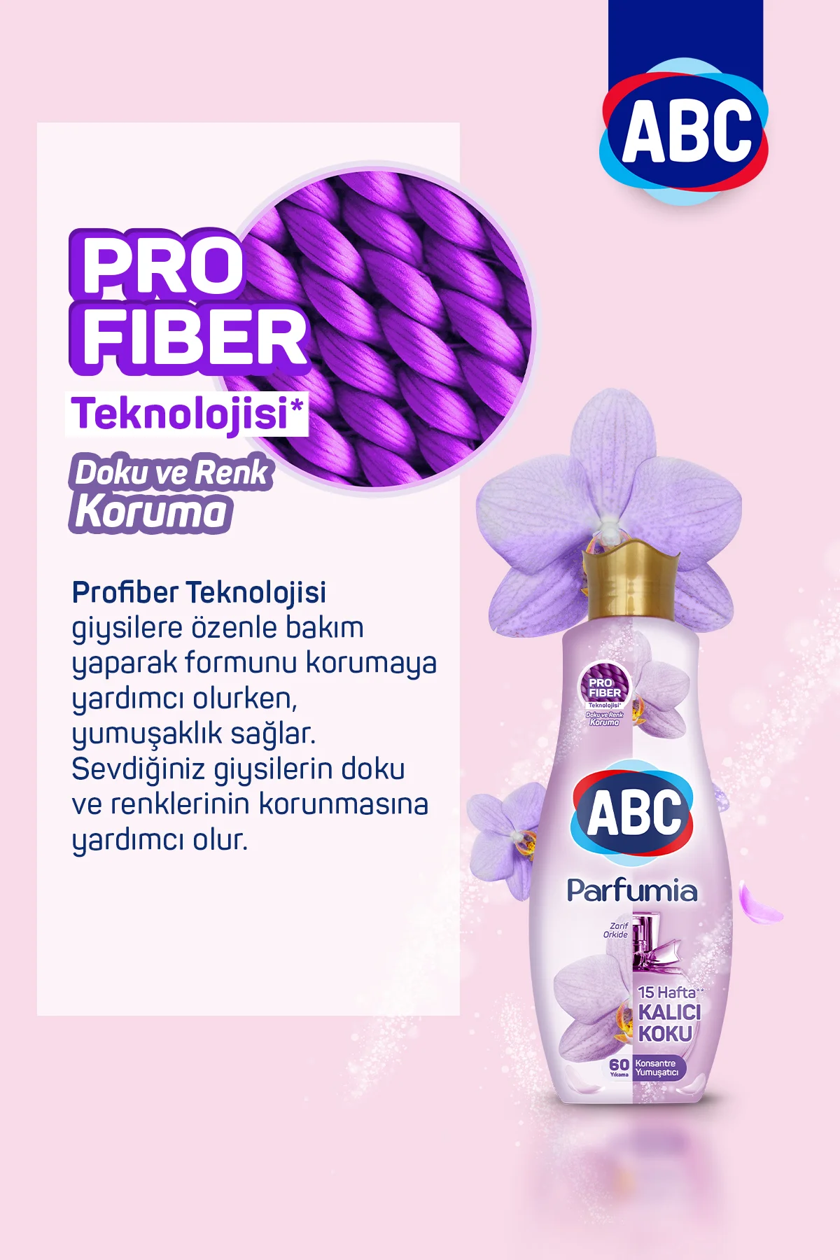 Konsantre Yumuşatıcı Zarif Orkide 1440 ml