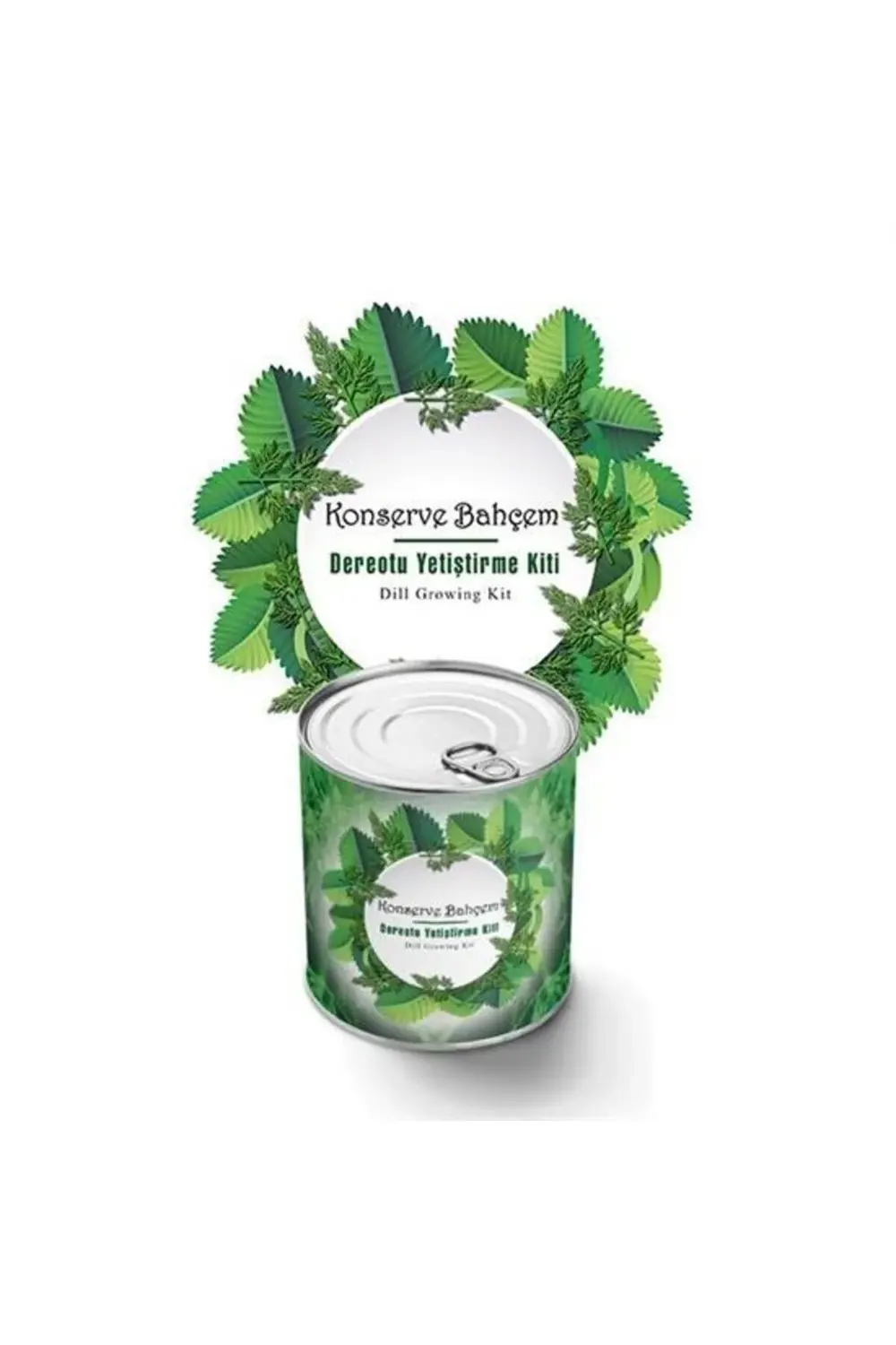 ® Konserve Bahçem Evde Konservede Dereotu Yetiştirme Kiti Aparatı
