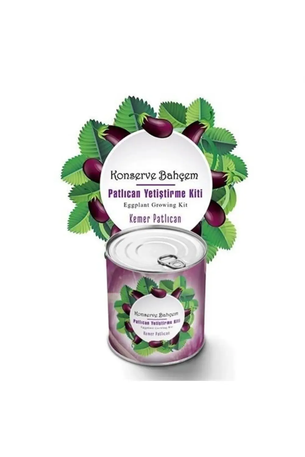 ® Konserve Bahçem Evde Konservede Kemer PatlıcanYetiştirme Kiti