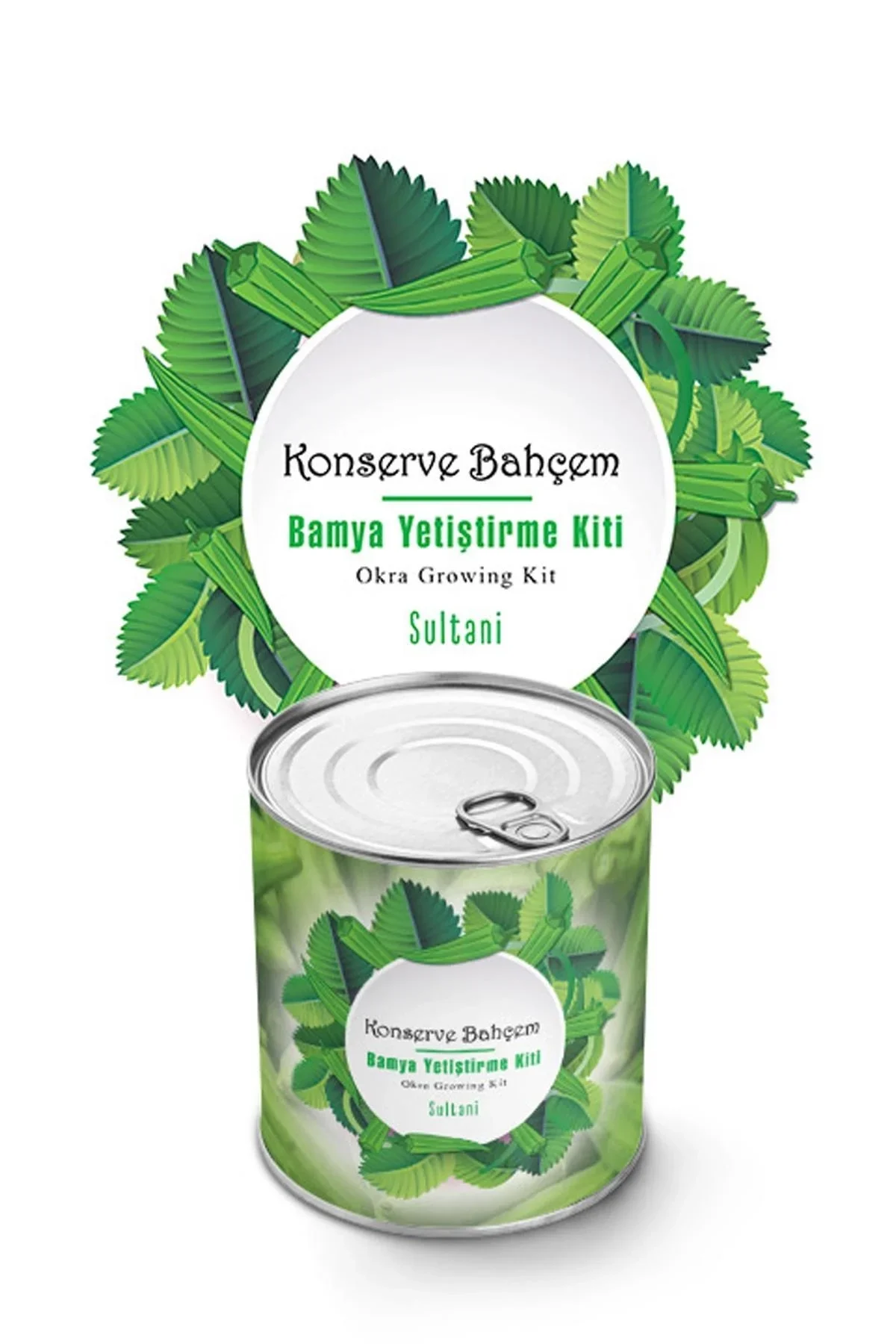 Konserve Bahçem Evde Konservede Sultani Bamya Yetiştirme Kiti Konserve Bahçem Evde Konservede Sultani Bamya Yetiştirme Kiti