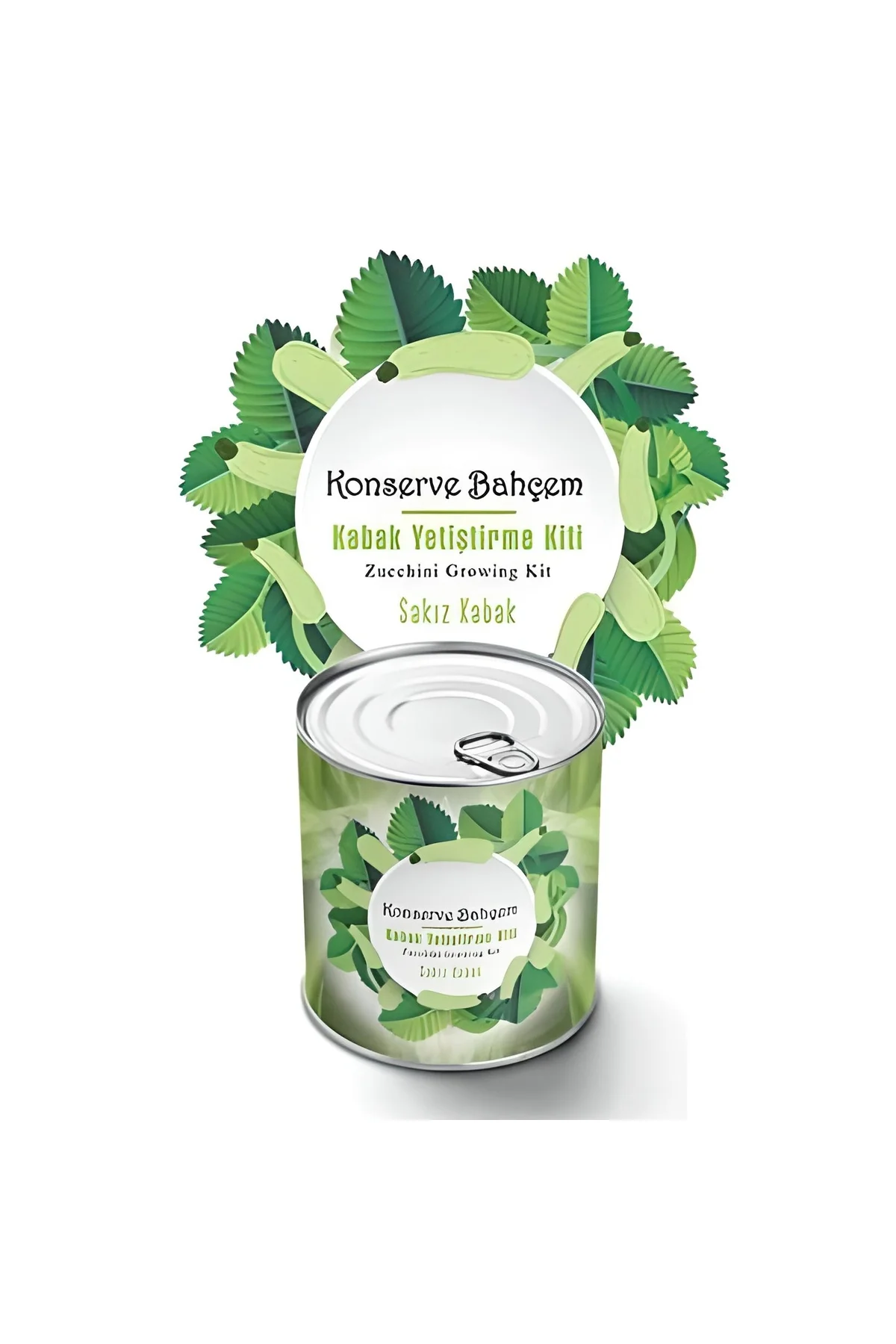 Konserve Bahçem Evde Konservede Fındık Turp Yetiştirme Kiti