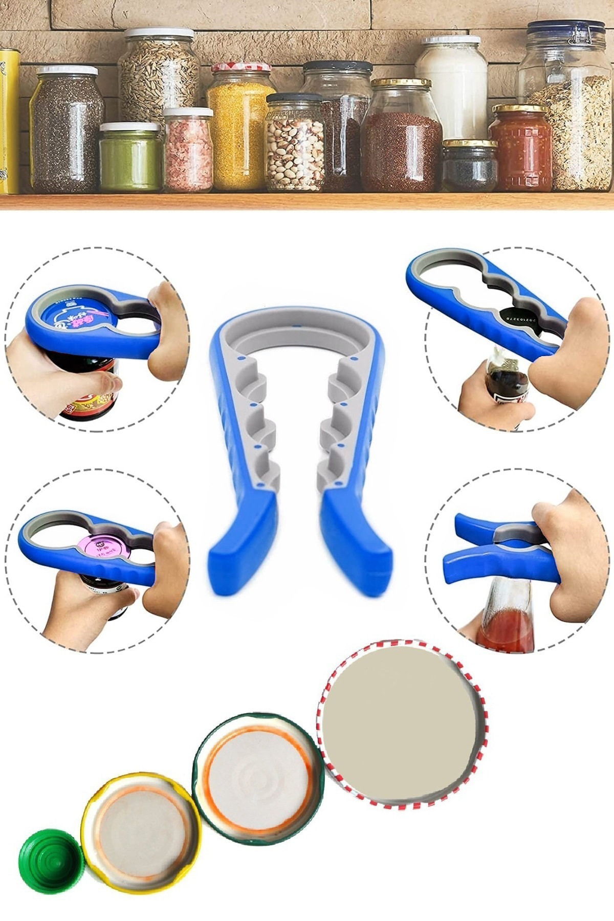 Konserve Kapağı Açma Şişe Kapağı Açıcı Pensesi Konserve Açacağı S