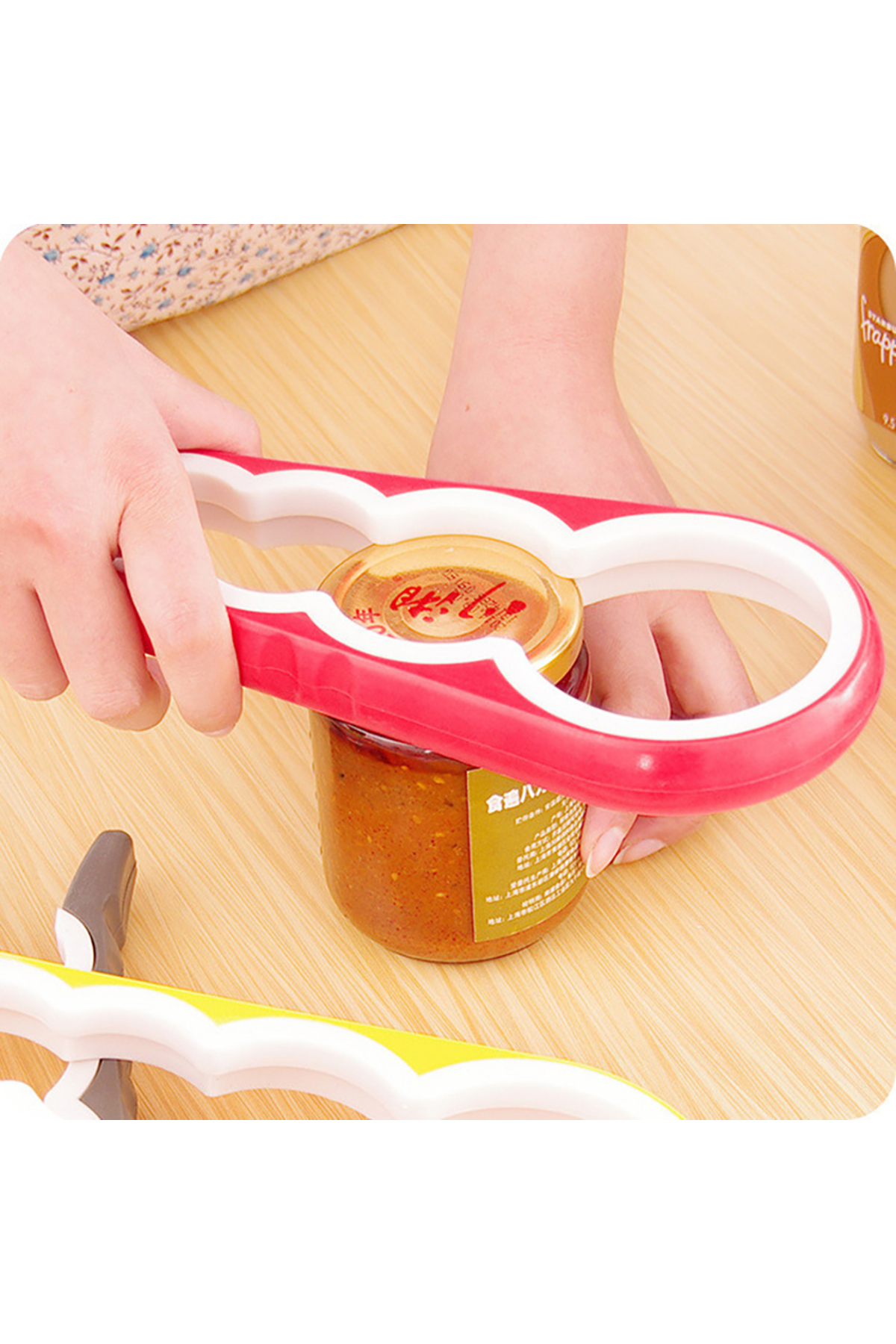 Konserve Kavanoz Şişe Açacağı Kavanoz Kapağı Açma Aparatı 4 Boy S