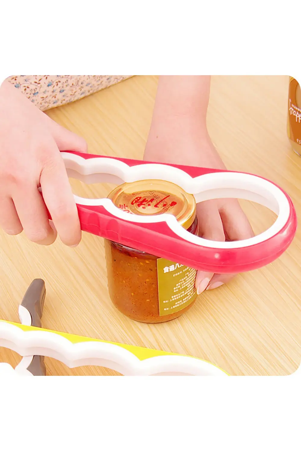 Konserve Kavanoz Şişe Açacağı Kavanoz Kapağı Açma Aparatı 4 Boy S