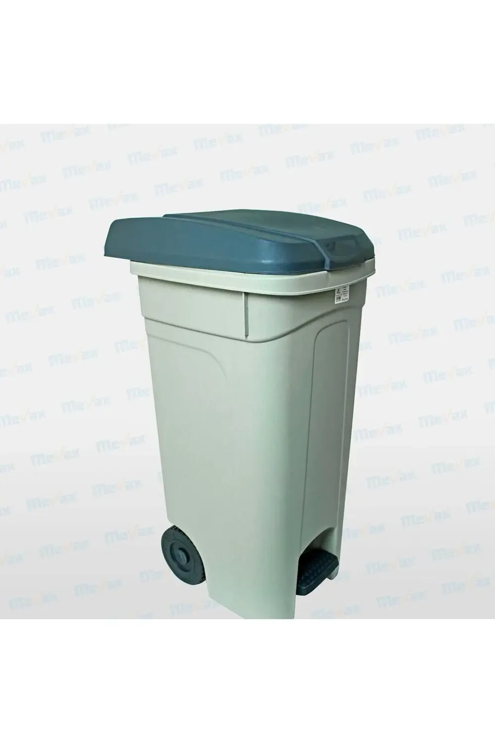 Konteyner Çöp Kovası Gri 80 Lt