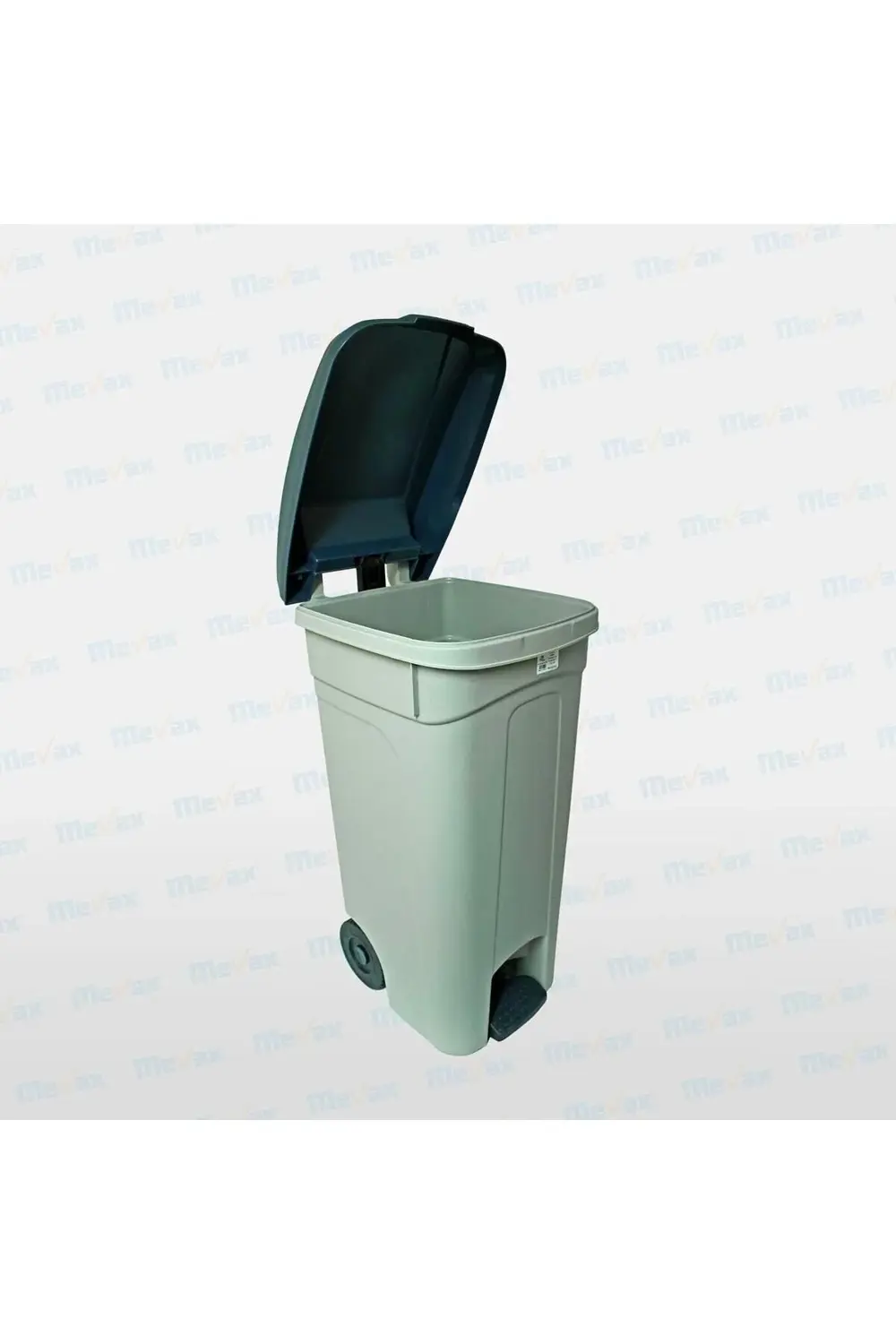 Konteyner Çöp Kovası Gri 80 Lt