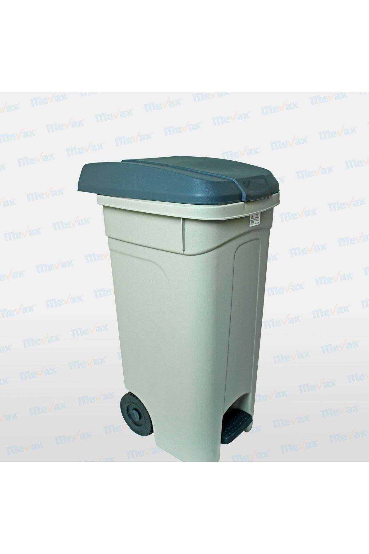 Akay Konteyner Çöp Kovası Gri 80 Lt