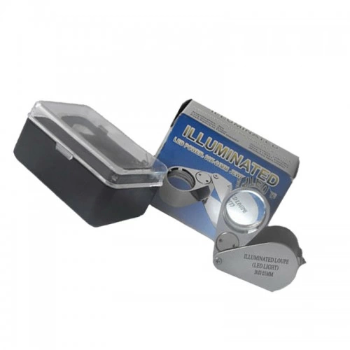 Kontrol, Için Özel Kutulu Metal Işıklı Lup 30x21 Kontrol, Için Özel Kutulu Metal Işıklı Lup 30x21
