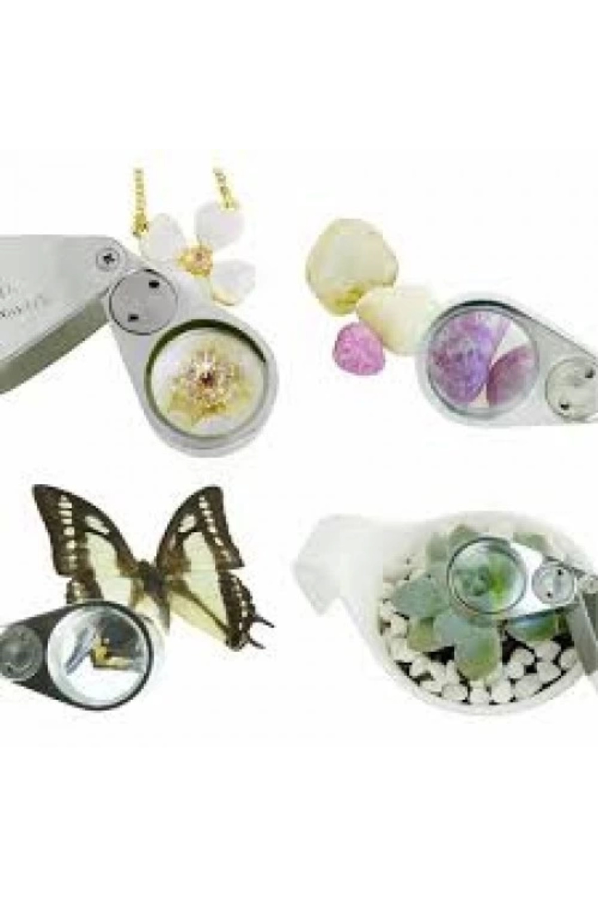 Kontrol, Için Özel Kutulu Metal Işıklı Lup 40x25