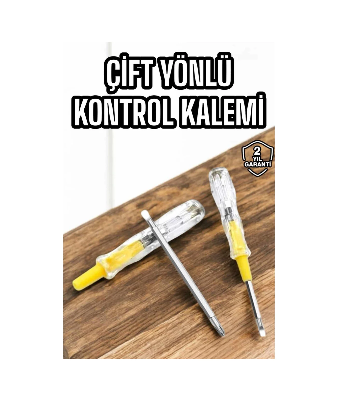 Kontrol Kalemi Nikel Kaplama Çift Başlıklı Test Cihazı - Lisinya