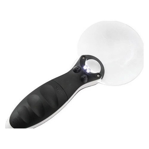 Kontrolü Için 10x 20x,2led Işıklı El Büyüteç - Görsel 3