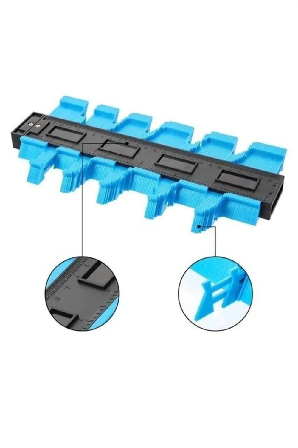 ® Kontur Ölçüm Cihazı Ahşap Fayans Şekillendirme Kalıbı 24 cm