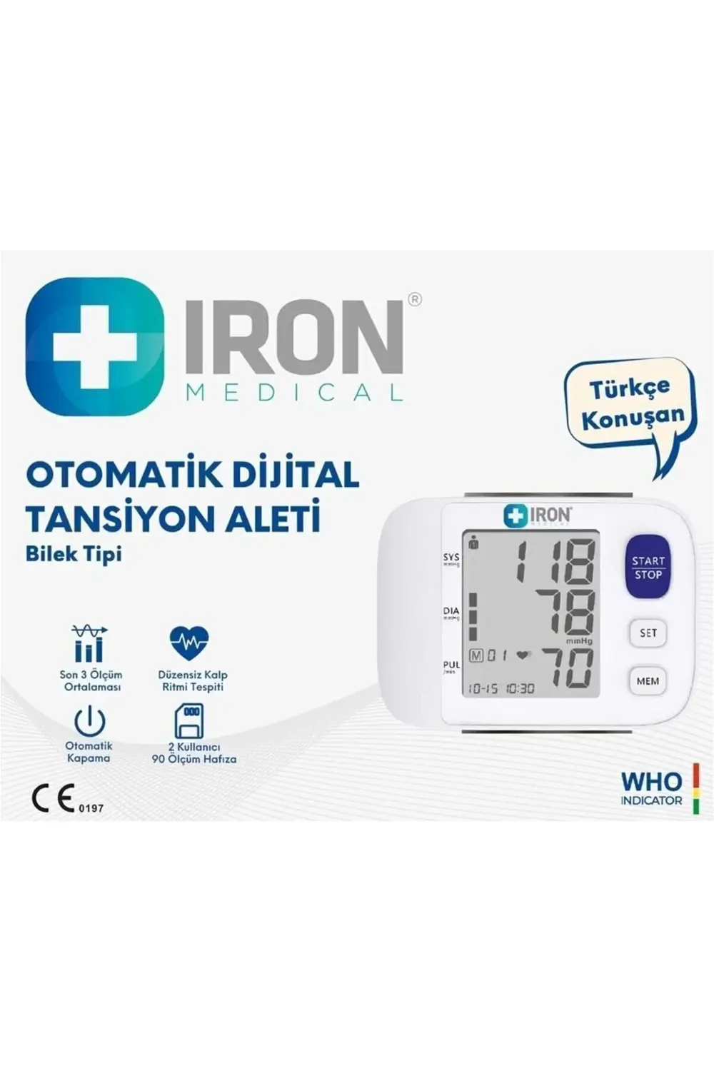 Konuşan Bilekten Ölçer Tansiyon Aleti