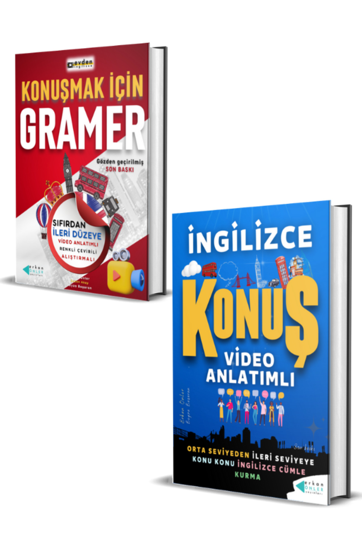 Konuşmalı Gramer Seti (VİDEO DERSLER 2 KİTAP)