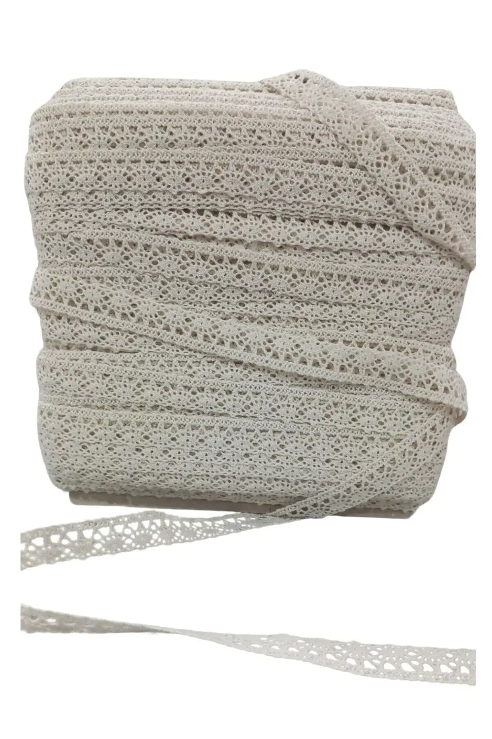 Kopanaki Dantel en 6 cm Krem 1 Metre