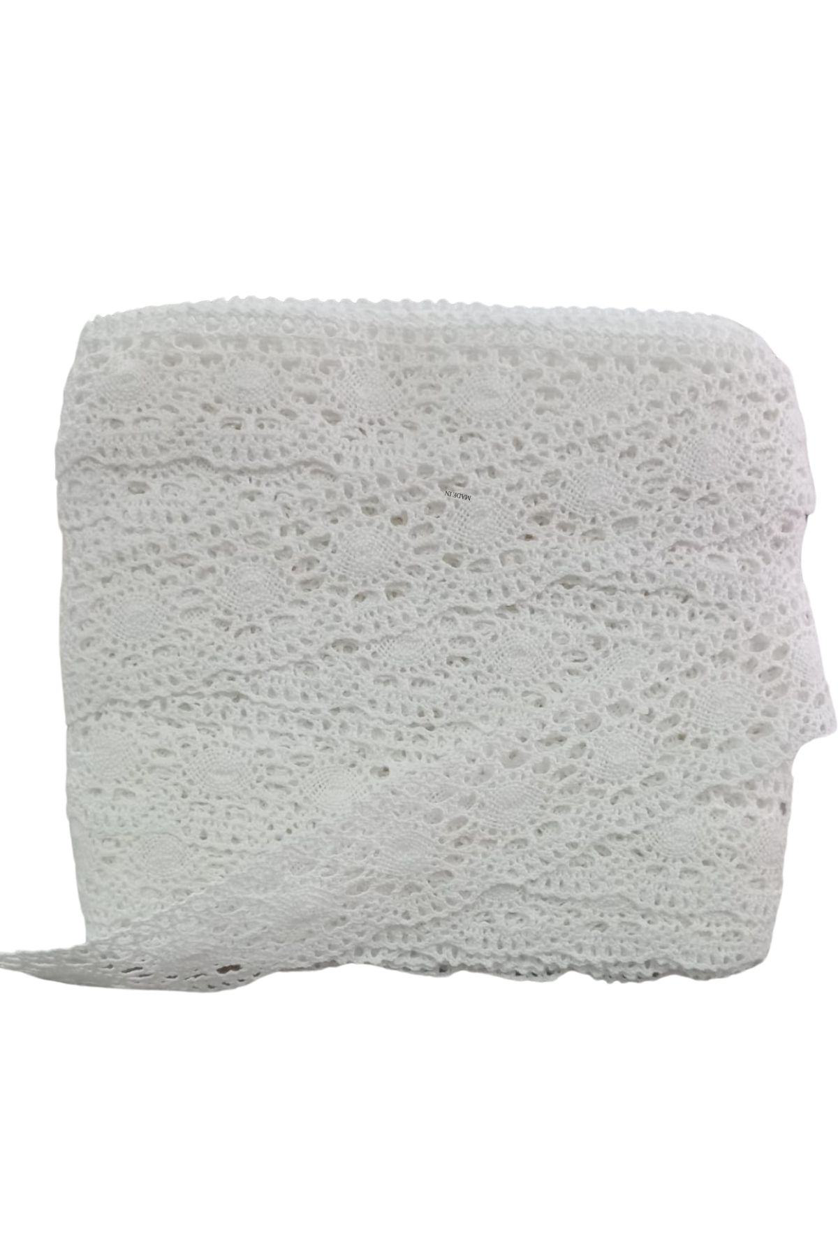 Kopanaki Dantel en 5 cm Badem Model Beyaz 1 Metre Kopanaki Dantel en 5 cm Badem Model Beyaz 1 Metre