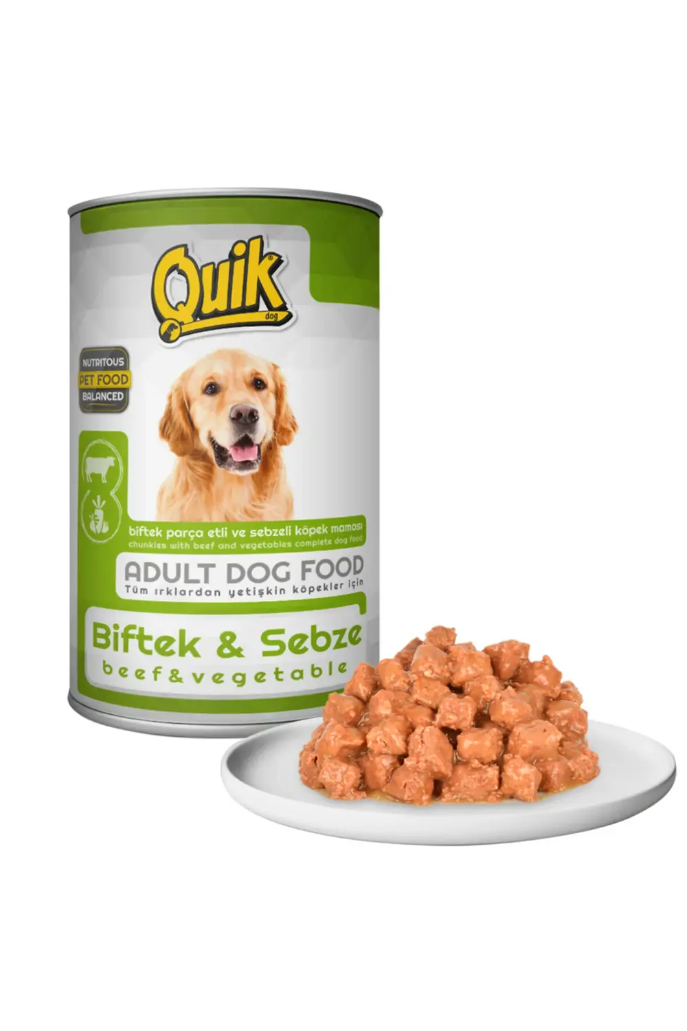 Köpek 415 gr Biftek-Sebze Konserve