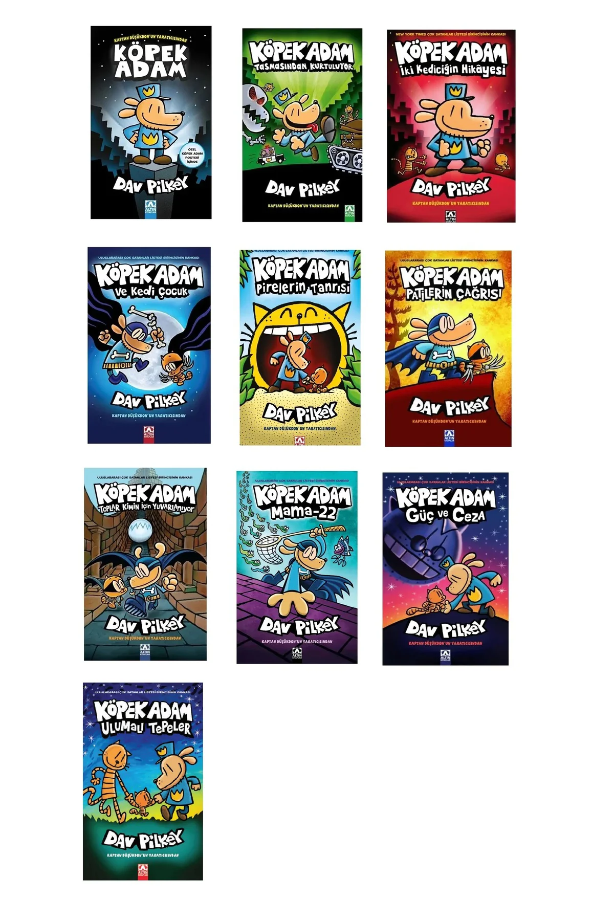 KÖPEK ADAM 10 KİTAPLIK FULL SET KÖPEK ADAM 10 KİTAPLIK FULL SET Fiyatı, Yorumları ve Özellikleri