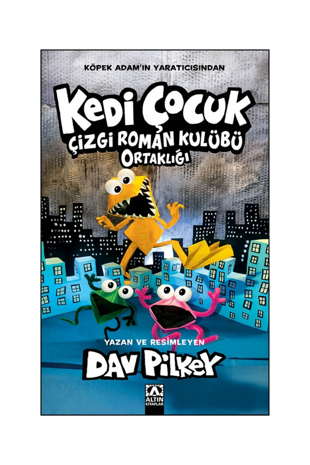 Köpek Adam 12 Kırmızı Patiler + Kedi Çocuk 4 Çizgi Roman (Nisan 2