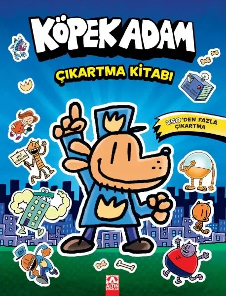 Köpek Adam Çıkartma Kitabı