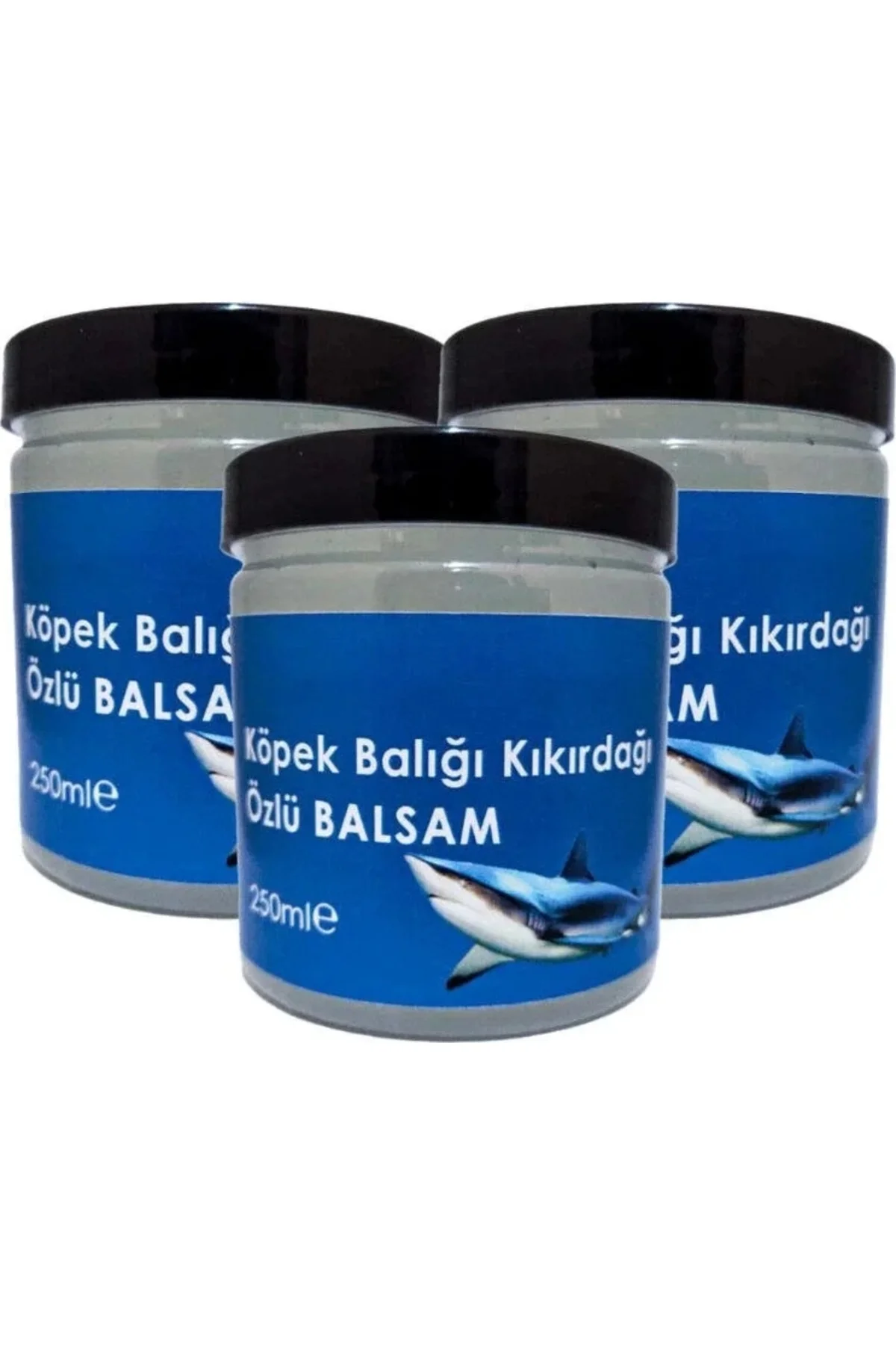 Köpek Balığı Kıkırdağı Özlü Balsam Kremi 3X250 ml Köpek Balığı Kıkırdağı Özlü Balsam Kremi 3X250 ml