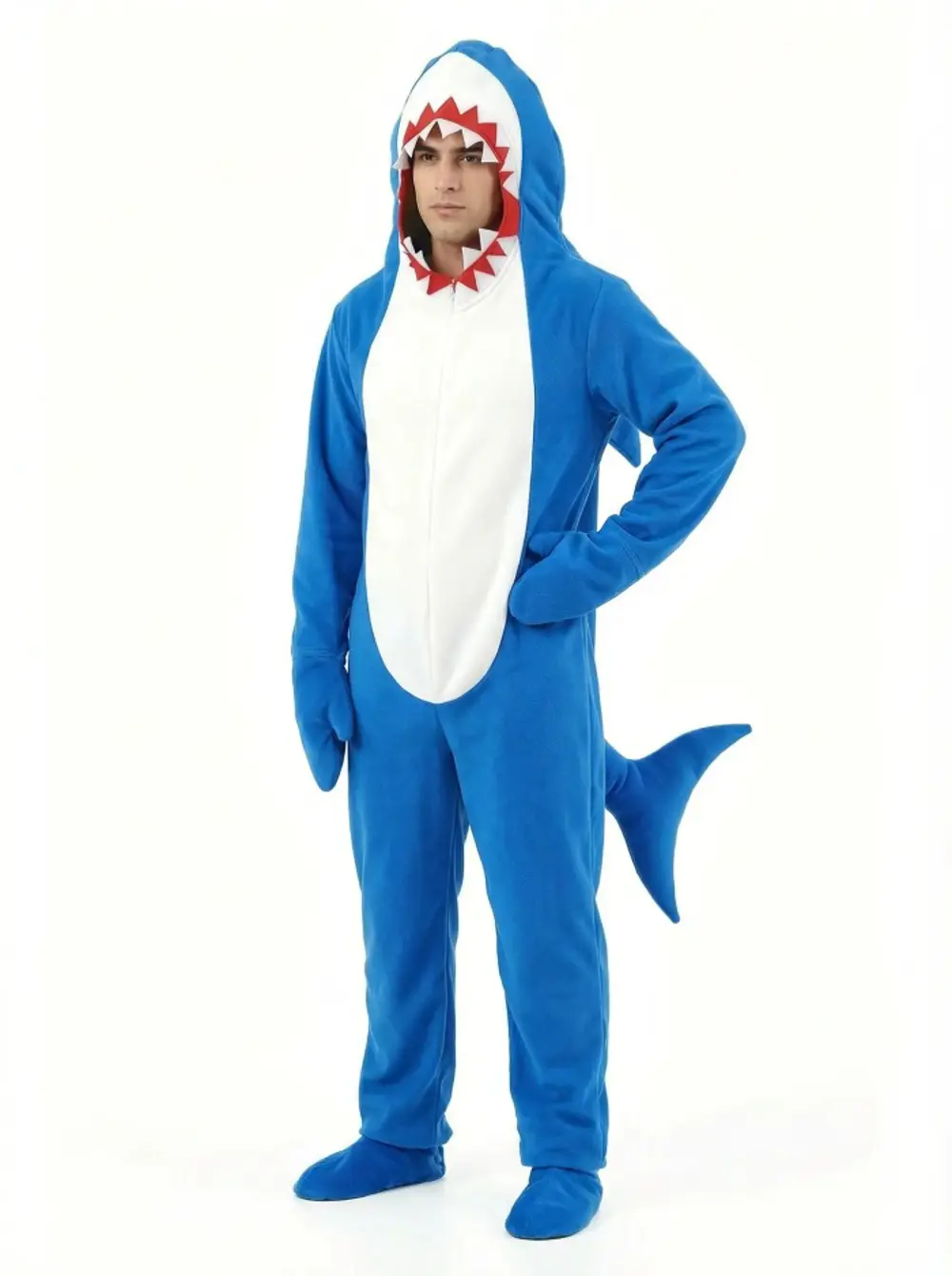 Köpek Balığı Kostümü Yetişkin
