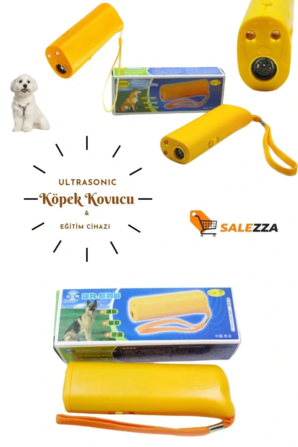 Köpek Engelleyici-Ultrasonik Kedi Köpek Uzaklaştırma Ses Cihazı U