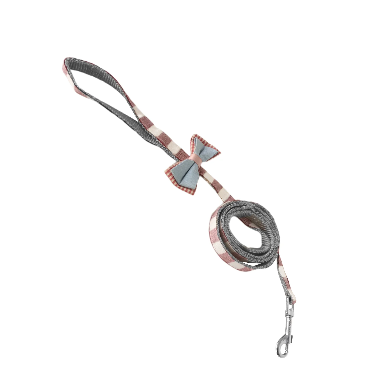 Köpek Göğüs Tasma Seti Ekose Desenli Papyonlu 1.5 cm*35-48 cm Kırmızı Köpek Göğüs Tasma Seti Ekose Desenli Papyonlu 1.5 cm*35-48 cm Kırmızı