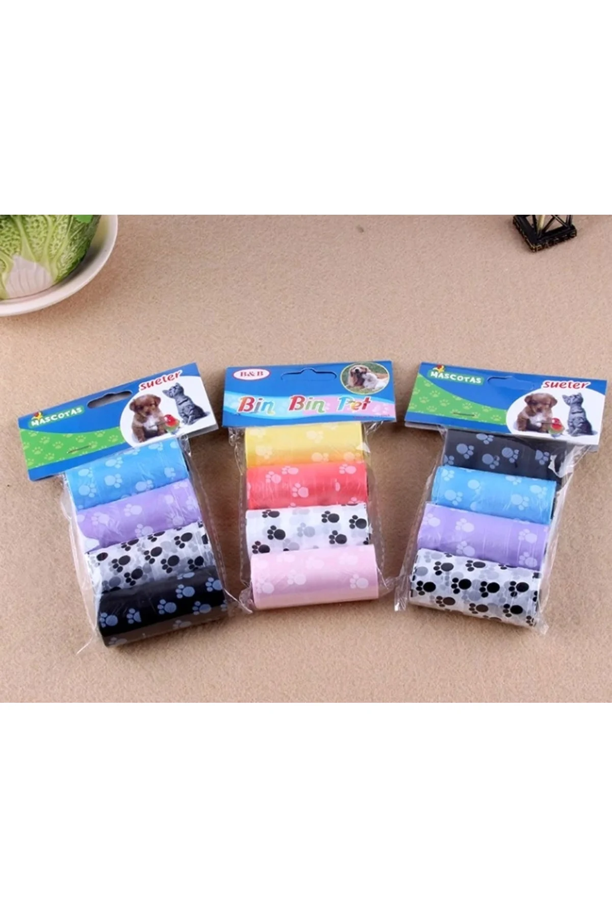 KÖPEK KAKA POŞETI 4LÜ SET