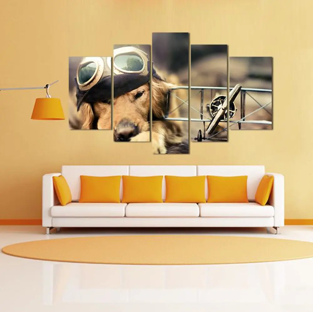 Köpek Kanvas Tablo Köpek Kanvas Tablo