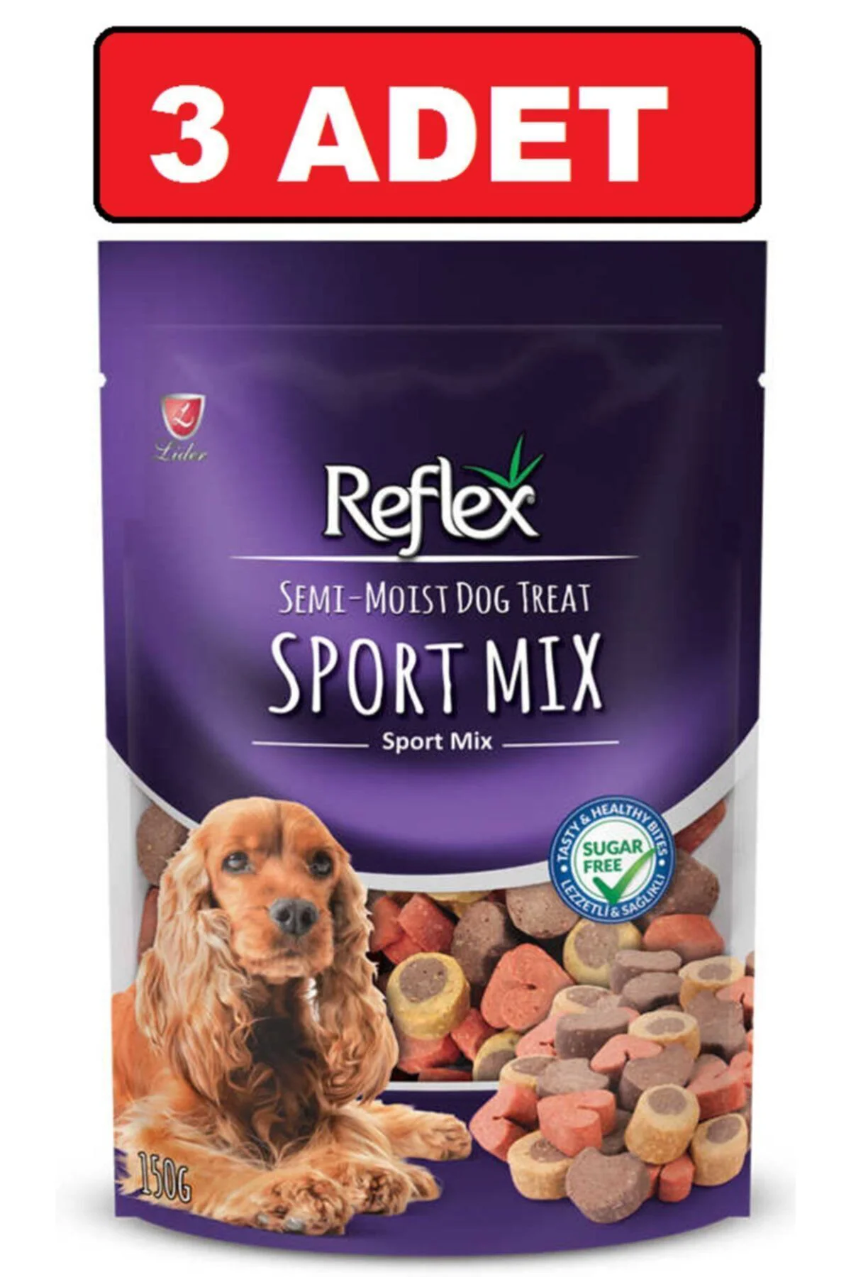 Köpek Ödül Maması Semı Moıst Sport Mix 3 Adet 150gr