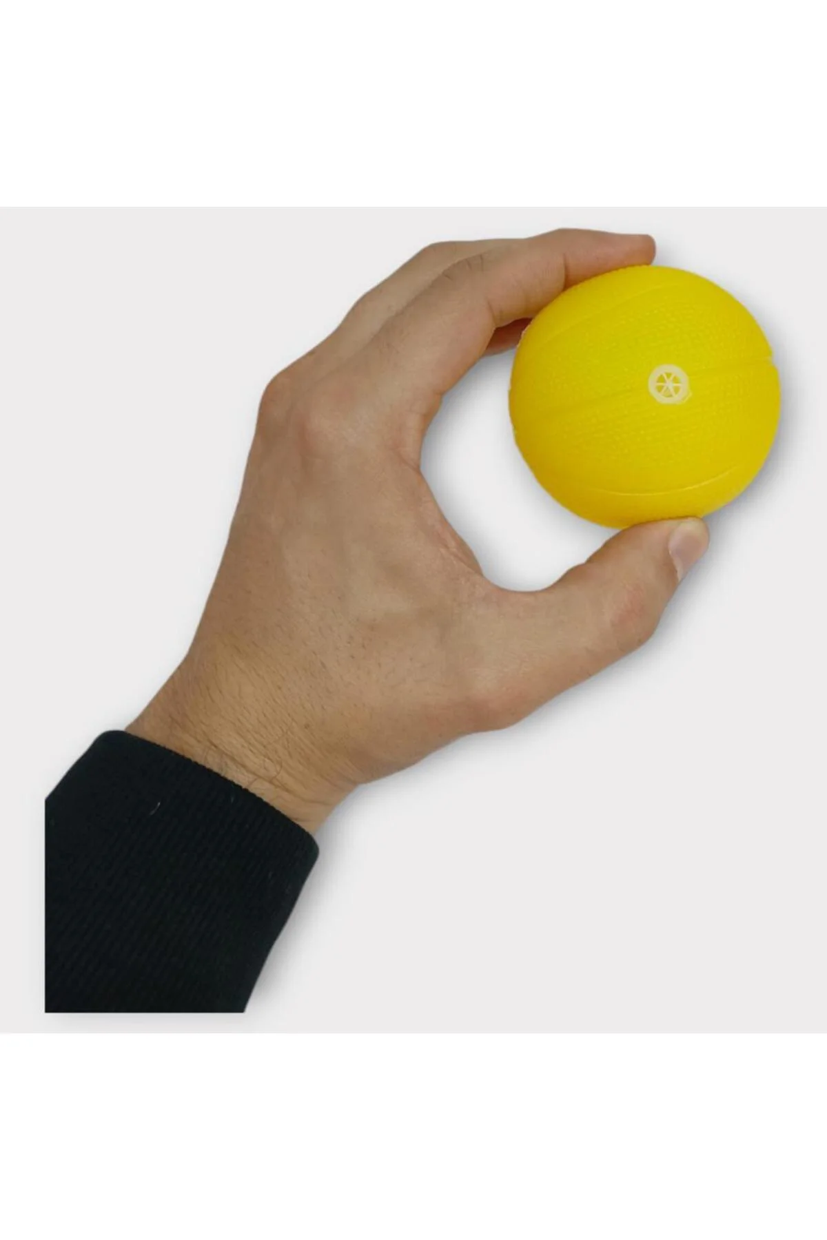 Köpek Oyuncağı - Plastik Düdüklü Top - Sarı (Lisinya)