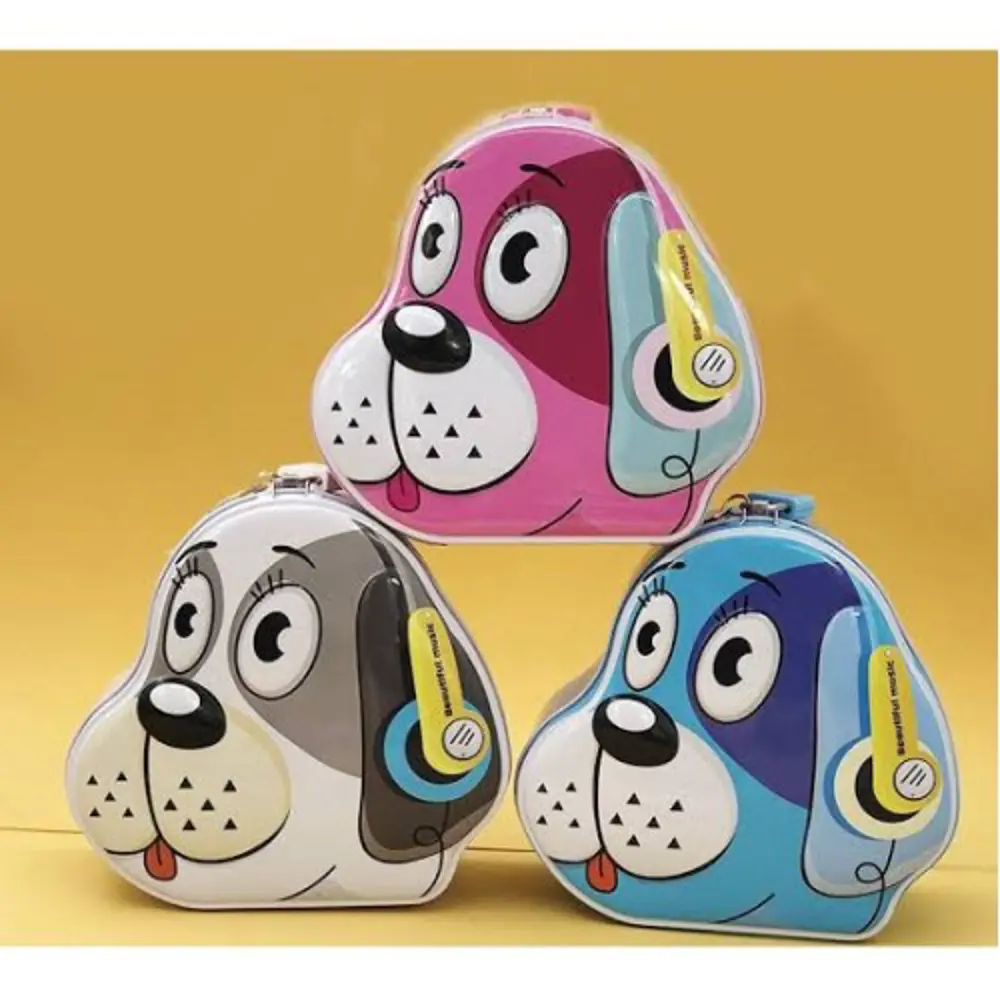 Köpek Tasarımlı Kumbara Anahtarlı Kilit Çelik Yapılı, 15x14x7.5 c Köpek Tasarımlı Kumbara Anahtarlı Kilit Çelik Yapılı, 15x14x7.5 c