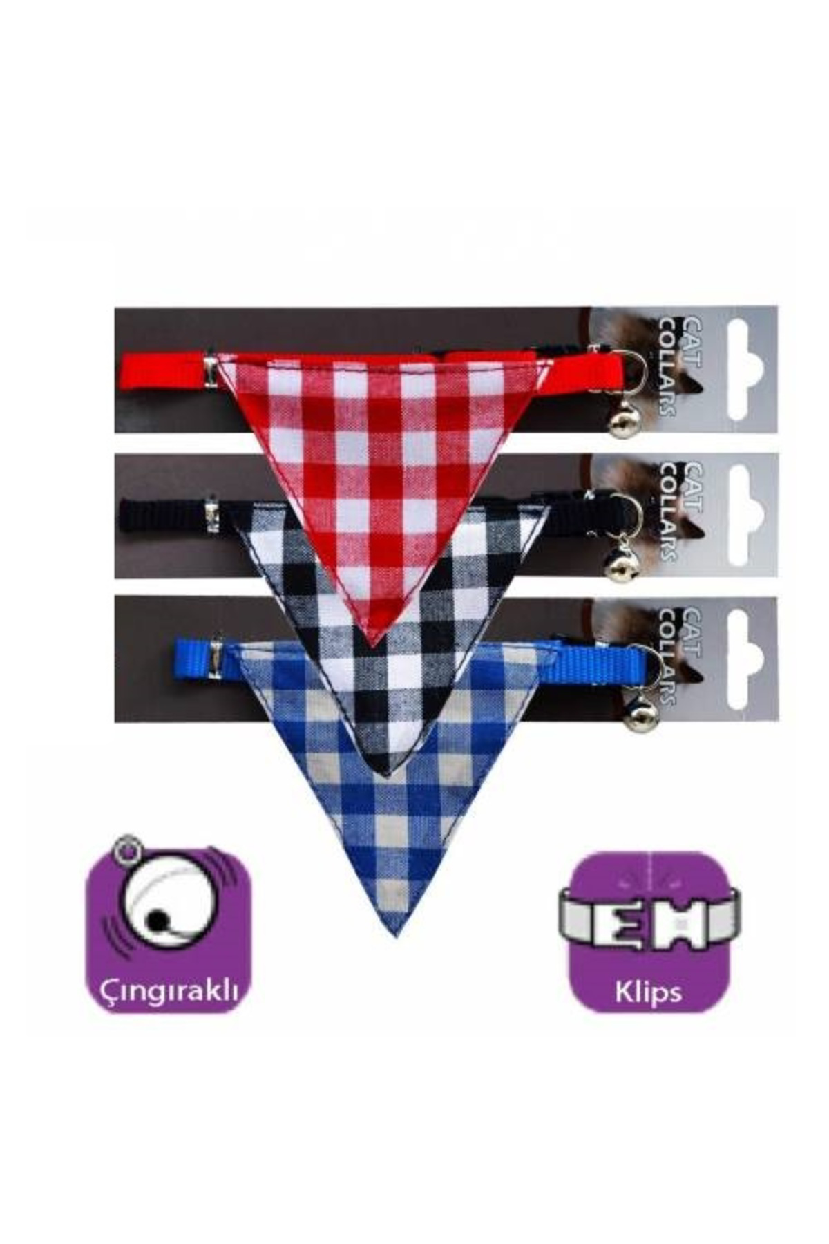 Nuit Dose Köpek Tasması Fular Şeklinde