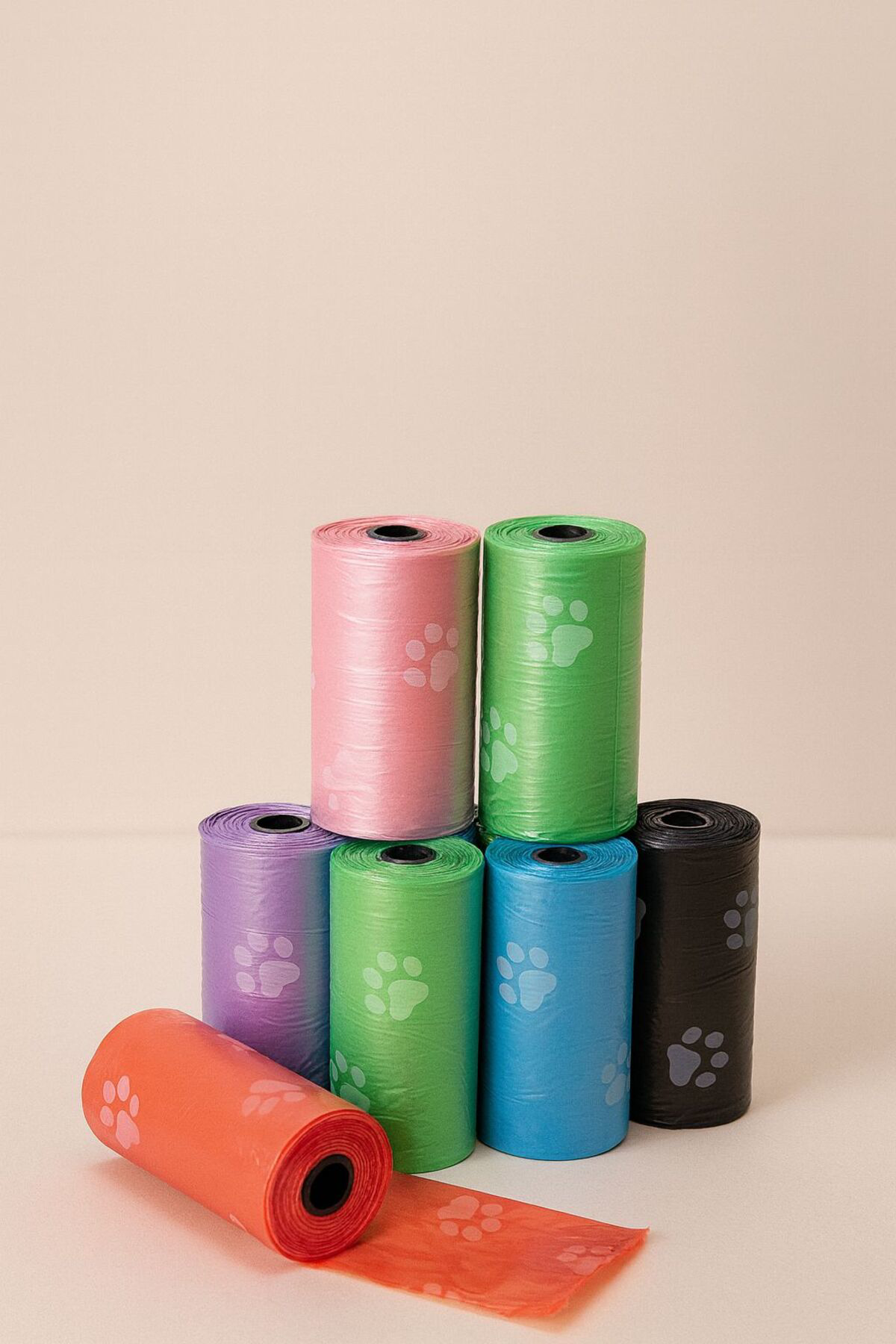 Köpek ve Kedi Dışkı Toplama Poşeti 4 Rulo / 60 poşet