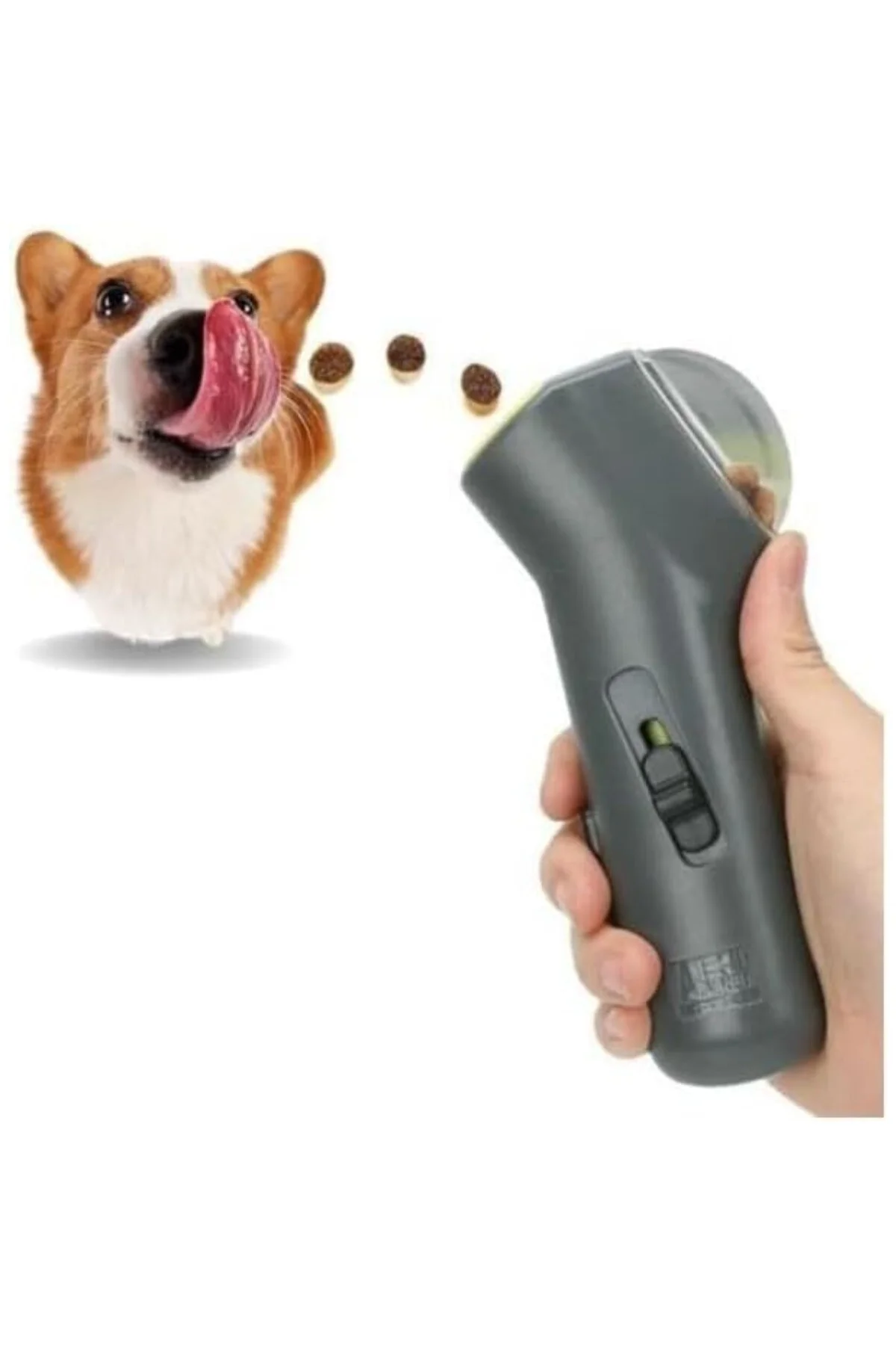 Köpek ve Kedi Mama Atma Oyuncağı – İnteraktif Ödül Dispenseri, Eg
